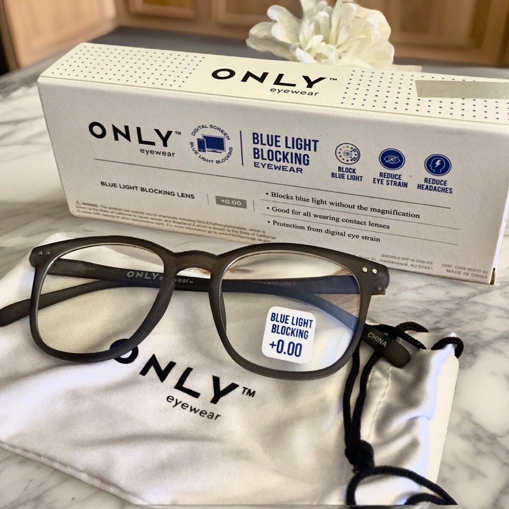Only Eyewear The Architect Blue Light Blocking Lens +0.00 Eye Glasses